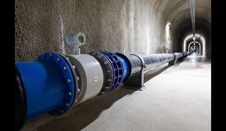 Vue dans la nouvelle Galerie de Jogne - 2e étape du renouvellement du système d’adduction d’eau potable de l’Areuse