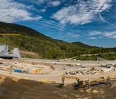 Blick auf die Baustelle am Belchentunnel (Foto: Astra) Blick auf die Baustelle am Belchentunnel (Foto: Astra)