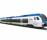 Schweizer Green-Tech für die USA: Stadler gewinnt ersten Vertrag für einen mit Wasserstoff betriebenen Zug. Der Wasserstoffzug FLIRT H2 soll ab 2024 im Fahrgastverkehr im südkalifonischen San Bernardino County eingesetzt werden.(Visualisierung: Stadler) Schweizer Green-Tech für die USA: Stadler gewinnt ersten Vertrag für einen mit Wasserstoff betriebenen Zug. Der Wasserstoffzug FLIRT H2 soll ab 2024 im Fahrgastverkehr im südkalifonischen San Bernardino County eingesetzt werden.(Visualisierung: Stadler)
