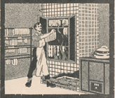 Anfang der 1920er-Jahre geriet die Gasindustrie in wirtschaftliche Schieflage. Mit so genannten «Klichées», die der SVGW seinen Mitgliedern zur freien Verwendung zur Verfügung stellte, versuchten die Gasversorger die Öffentlichkeit von der Effizienz der Gasfeuerung im Haushalt und Gewerbe zu überzeugen. Im Bild: ein Gasräucherapparat für Metzgereien, fabriziert unter dem Namen «Perfekt» von Adolf Herzog in Zürich. (Quelle: Monats-Bulletin No. 12/1921) Anfang der 1920er-Jahre geriet die Gasindustrie in wirtschaftliche Schieflage. Mit so genannten «Klichées», die der SVGW seinen Mitgliedern zur freien Verwendung zur Verfügung stellte, versuchten die Gasversorger die Öffentlichkeit von der Effizienz der Gasfeuerung im Haushalt und Gewerbe zu überzeugen. Im Bild: ein Gasräucherapparat für Metzgereien, fabriziert unter dem Namen «Perfekt» von Adolf Herzog in Zürich. (Quelle: Monats-Bulletin No. 12/1921)