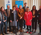 Ministerinnen und der Vertreter der Europäischen Union anlässlich der 16. Rhein-Ministerkonferenz von Mitte Februar in Amsterdam.