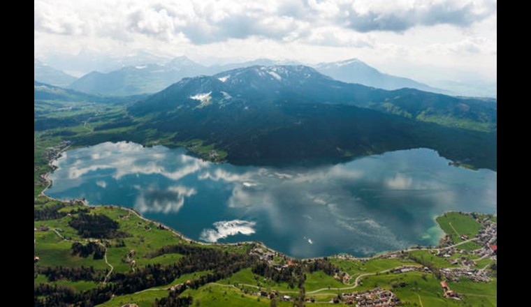 Im ganzen Ägerital herrscht derzeit grosse Trockenheit. (Foto: Einwohnergemeinde Oberägeri)