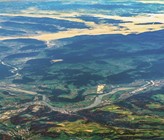 Stausee Klingnau, Aaremündung und Rhein mit Atomkraftwerk Leibstadt und Stau von Albbruck-Dogern. (© L. Andronov/123RF.com) Stausee Klingnau, Aaremündung und Rhein mit Atomkraftwerk Leibstadt und Stau von Albbruck-Dogern. (© L. Andronov/123RF.com)