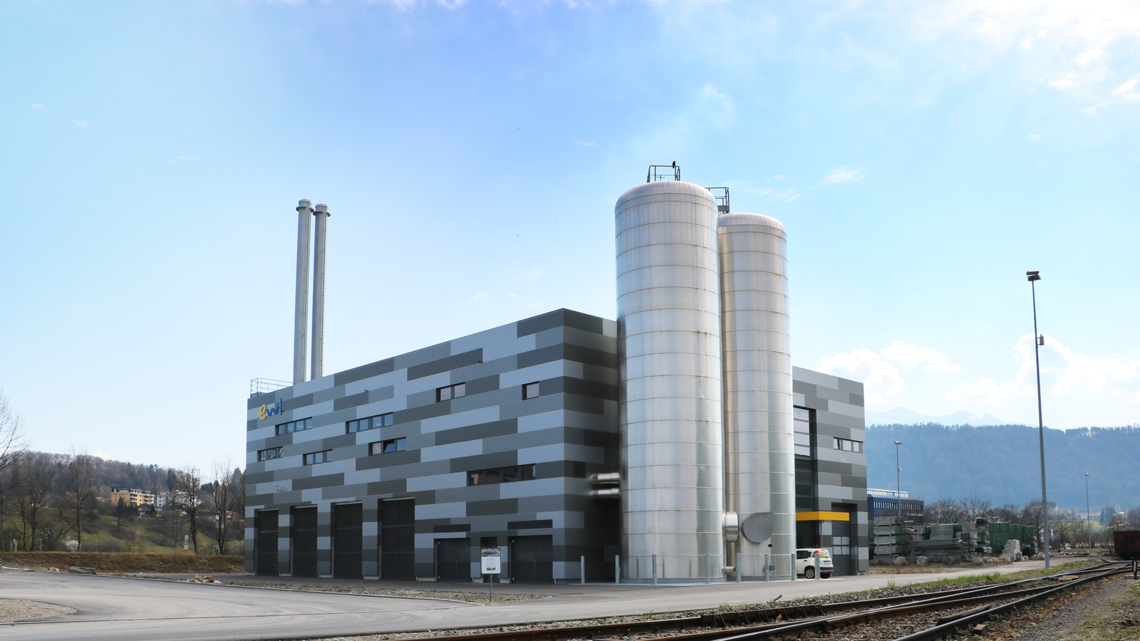 Die Wärmezentrale in Emmen. (Foto: ewl)