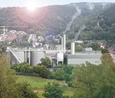 So soll die neue Heizzentrale in der der Baselbieter Kantonshauptstadt Liestal aussehen. (Visualisierung: ebl) So soll die neue Heizzentrale in der der Baselbieter Kantonshauptstadt Liestal aussehen. (Visualisierung: ebl)