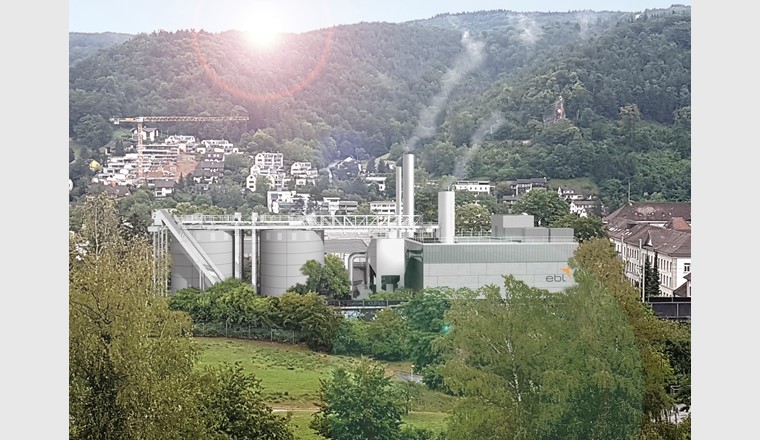 So soll die neue Heizzentrale in der der Baselbieter Kantonshauptstadt Liestal aussehen. (Visualisierung: ebl)