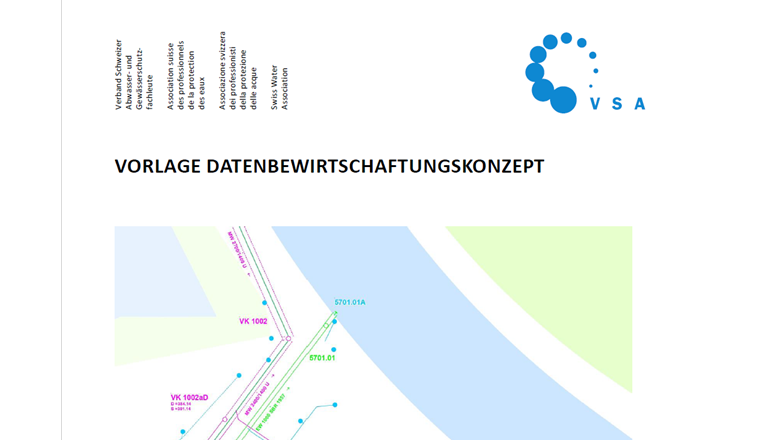 Screenshot "Vorlage Datenbewirtschaftungskonzept", (c) VSA