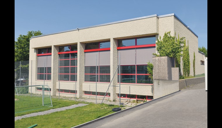 La halle de gymnastique de l’école de Feldmeilen (Source: Hoval AG)