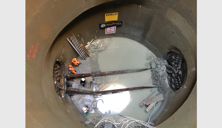 Beim Bau des 2,4 km langen Microtunneling-Abschnitts der Verbindungsleitung wurde Ende Juni ein bedeutender Meilenstein passiert: Die beiden von der Milchbuck- bzw. Gerstenstrasse kommenden Vortriebsmaschinen erreichten den Zielschacht an der Rothstrasse. (ERZ)