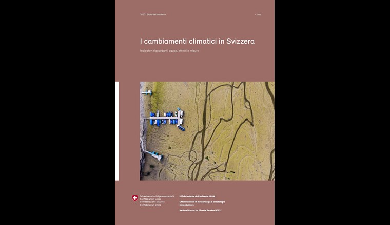 Il nuovo rapporto dell'UFAM illustra cause, effetti e misure dei cambiamenti climatici in Svizzera.