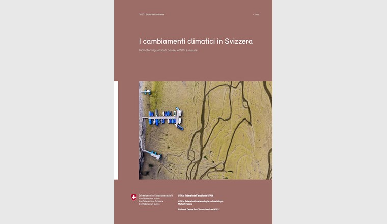 Il nuovo rapporto dell'UFAM illustra cause, effetti e misure dei cambiamenti climatici in Svizzera.