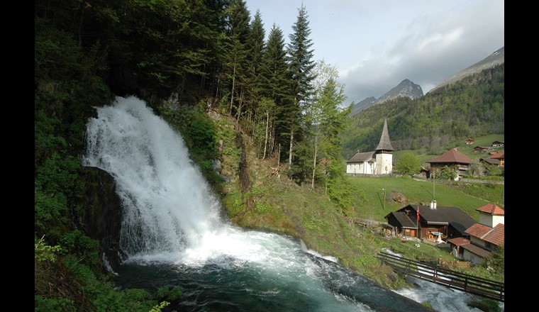 Source près de Bellegarde dans le canton de Fribourg