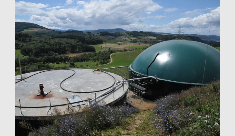 Biogas Anlage_vergärt Grüngut (Quelle: Biomasse Suisse)