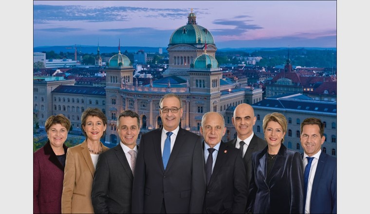 Le Conseil fédéral 2021 in corpore
Photo: Markus Jegerlehner