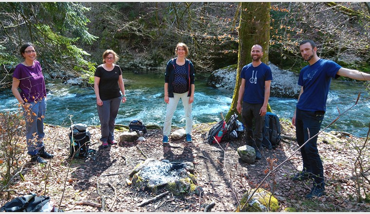 Foto: Collaboratori della piattaforma VSA Qualità dell’acqua
Da sinistra a destra: Irene Wittmer, Christiane Ilg, Anne Dietzel, Tobias Doppler, Silwan Daouk