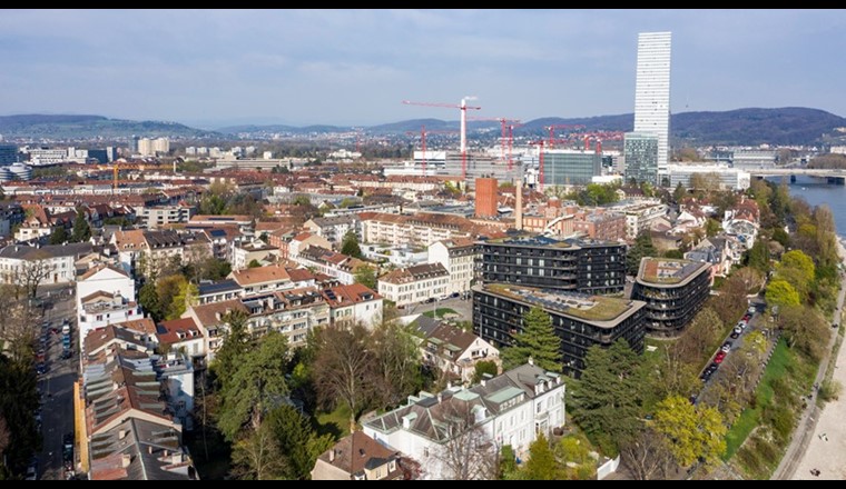 Der klimafreundliche Wärmeverbund im Basler Wettsteinquartier als Teil der Energiewende. (Foto: IWB)