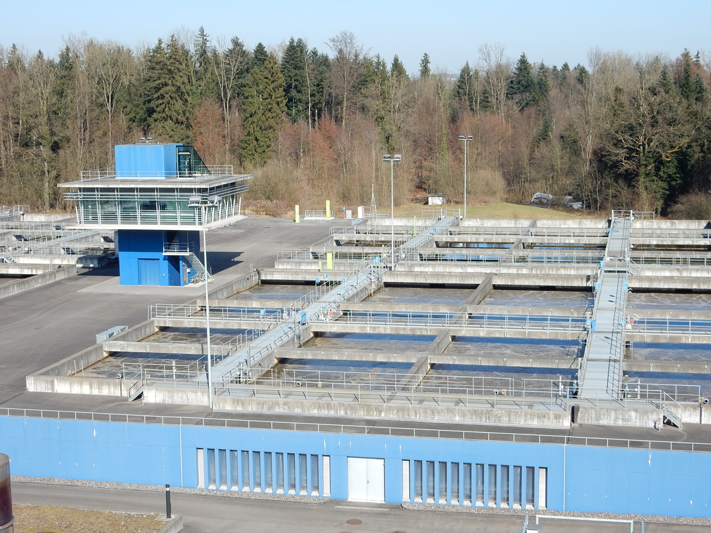 Abwasserreinigungsanlage Buholz 
(Foto: REAL - Recycling, Entsorgung, Abwasser, Luzern)