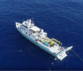 An Bord des Forschungsschiffs Hercules fanden Forschende Trinkwasser im Mittelmeer.
(Foto: A. Micallef)