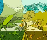 Aquatische und terrestrische Ökosysteme sind eng miteinander verknüpft – sowohl durch die Bewegungen von Organismen wie auch durch den Austausch von Nährstoffen oder Schadstoffen. (© S. Scherrer, Eawag) Aquatische und terrestrische Ökosysteme sind eng miteinander verknüpft – sowohl durch die Bewegungen von Organismen wie auch durch den Austausch von Nährstoffen oder Schadstoffen. (© S. Scherrer, Eawag)