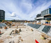 Die Baustelle von «co-operate» in Dübendorf. (Bild: Empa) Die Baustelle von «co-operate» in Dübendorf. (Bild: Empa)